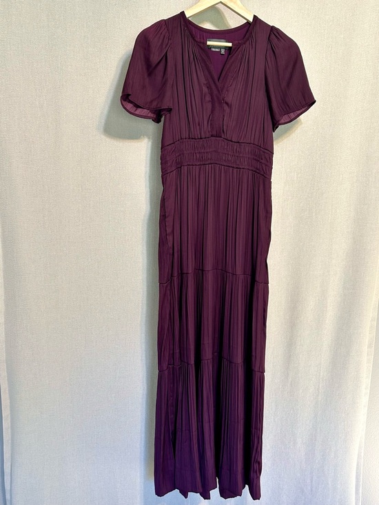 Anthropologie Dresses & Skirts - Anthropologie Deep Plum Maxi Dress with Smocked Waist